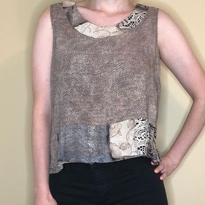 Caribou New York animal print tank